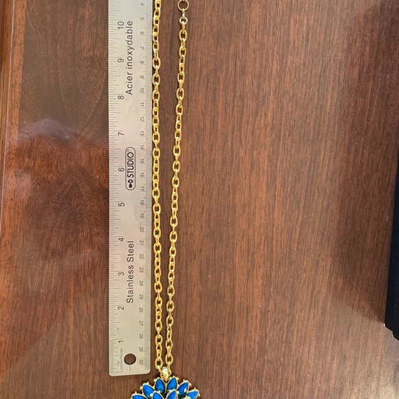 Amrita Singh Blue Flower Necklace - Picture 3 of 3